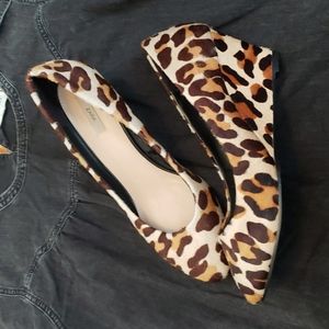 Zara Wedges Leopard Print
